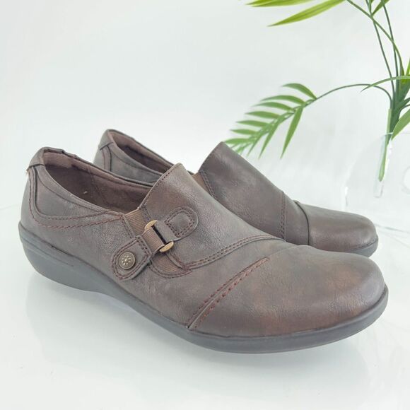 Earth Women's Anise Loafer Size 10 Shootie Bootie Brown Slip On Relief Pod Sole - Picture 1 of 16